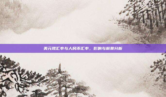 美元现汇率与人民币汇率，影响与前景分析