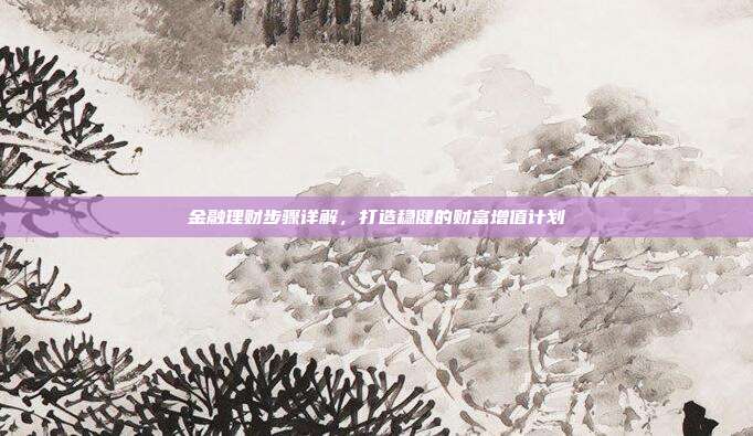 金融理财步骤详解，打造稳健的财富增值计划
