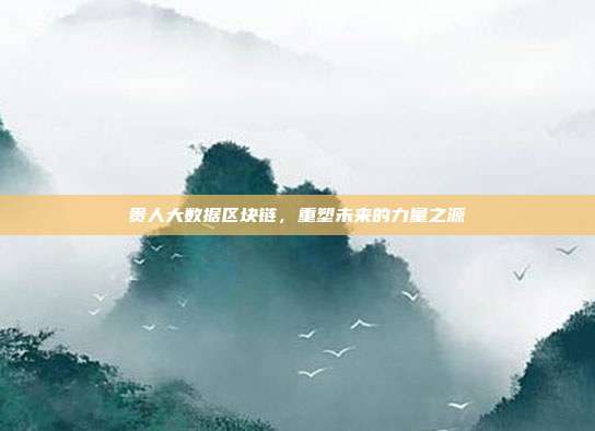 贵人大数据区块链，重塑未来的力量之源