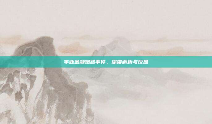 丰业金融跑路事件，深度解析与反思