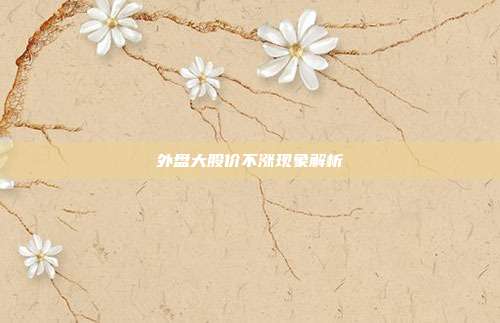 外盘大股价不涨现象解析