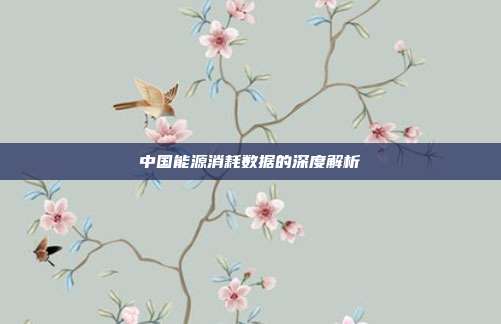 中国能源消耗数据的深度解析