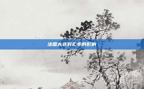 法国大选对汇率的影响