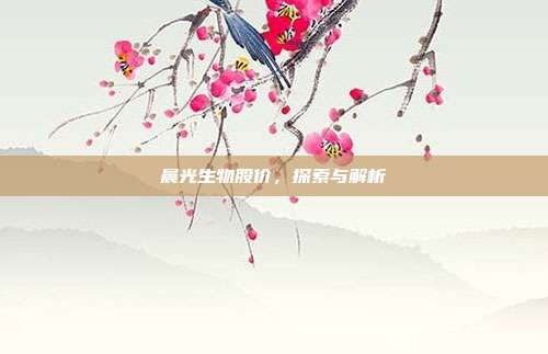 晨光生物股价，探索与解析