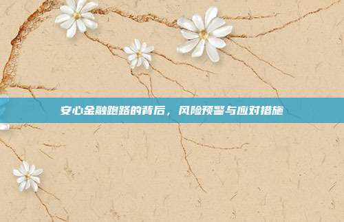 安心金融跑路的背后，风险预警与应对措施