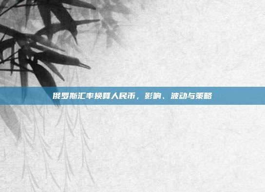 俄罗斯汇率换算人民币，影响、波动与策略