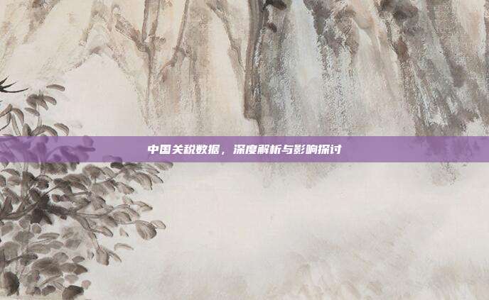 中国关税数据，深度解析与影响探讨