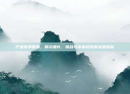 产业竞争数据，揭示增长、挑战与未来趋势的关键指标
