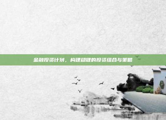 金融投资计划，构建稳健的投资组合与策略
