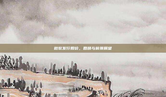 微软发行股价，回顾与前景展望