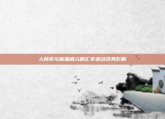 人民币与新加坡元的汇率波动及其影响