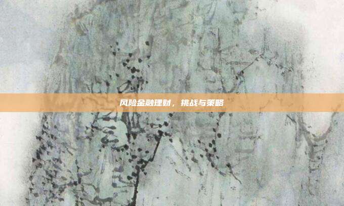 风险金融理财，挑战与策略