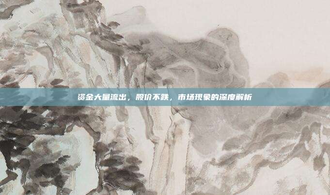 资金大量流出，股价不跌，市场现象的深度解析