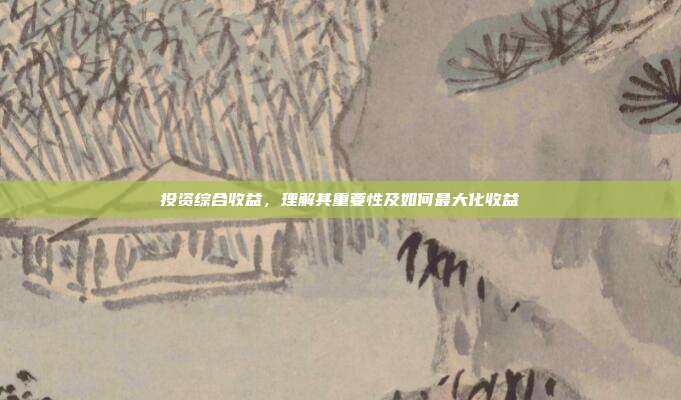 投资综合收益，理解其重要性及如何最大化收益