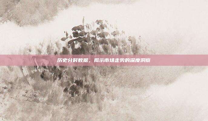历史分时数据，揭示市场走势的深度洞察