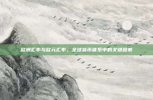 欧洲汇率与欧元汇率，全球货币体系中的关键因素