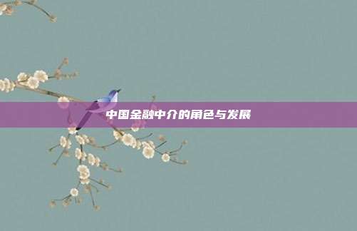 中国金融中介的角色与发展