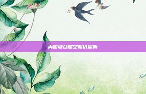 美国联合航空股价探析