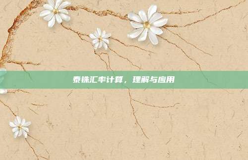 泰铢汇率计算,理解与应用