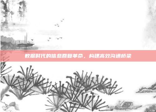 数据时代的信息回复革命，构建高效沟通桥梁