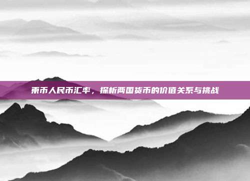 柬币人民币汇率，探析两国货币的价值关系与挑战