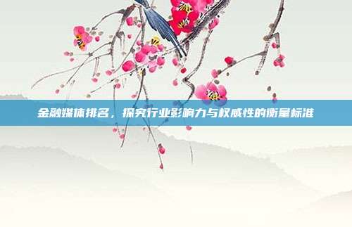 金融媒体排名，探究行业影响力与权威性的衡量标准