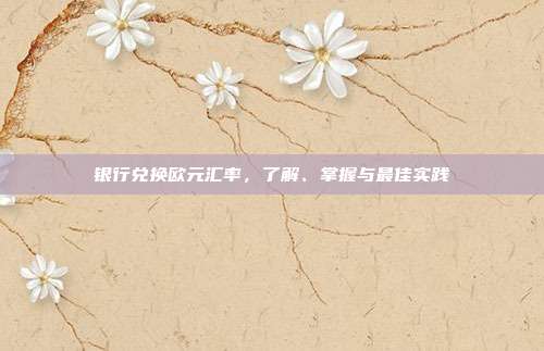 银行兑换欧元汇率,了解、掌握与最佳实践