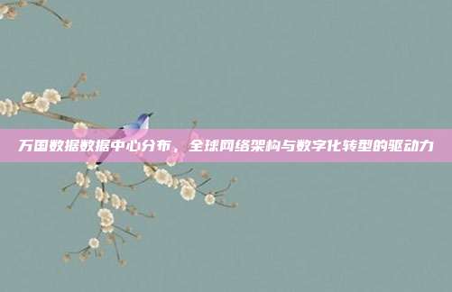 万国数据数据中心分布,全球网络架构与数字化转型的驱动力