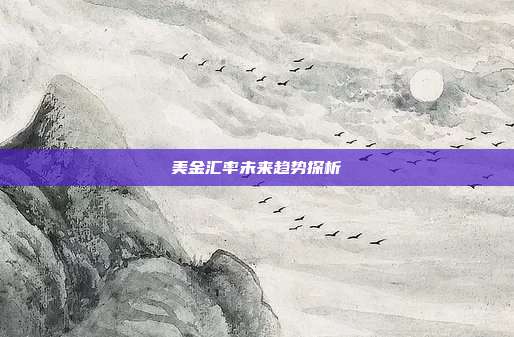 美金汇率未来趋势探析