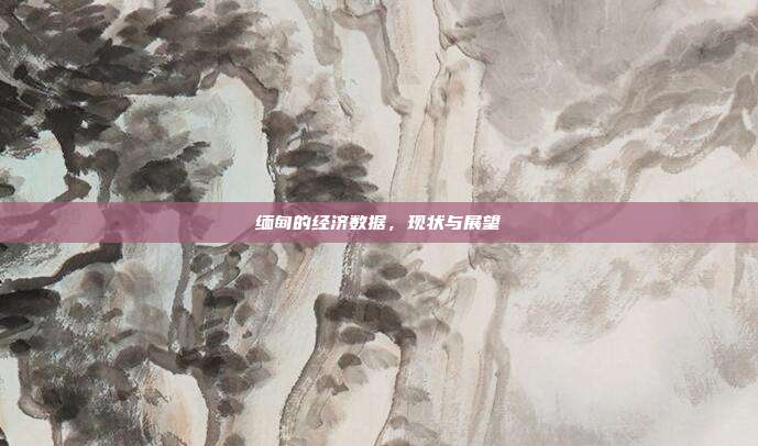缅甸的经济数据,现状与展望