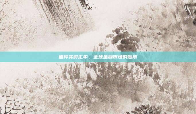 迪拜实时汇率，全球金融市场的脉搏
