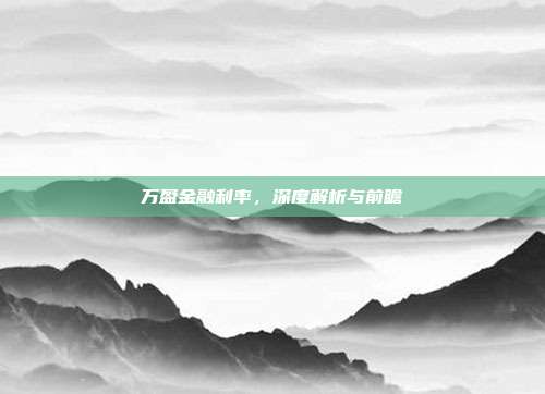 万盈金融利率,深度解析与前瞻