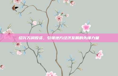 绍兴万润投资,引领地方经济发展的先锋力量