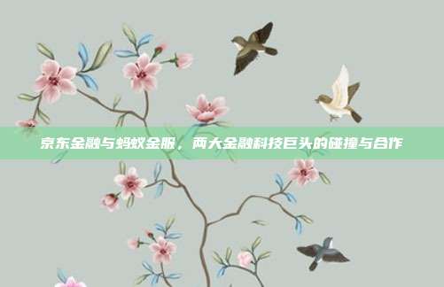 京东金融与蚂蚁金服,两大金融科技巨头的碰撞与合作