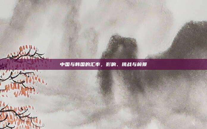 中国与韩国的汇率,影响、挑战与前景