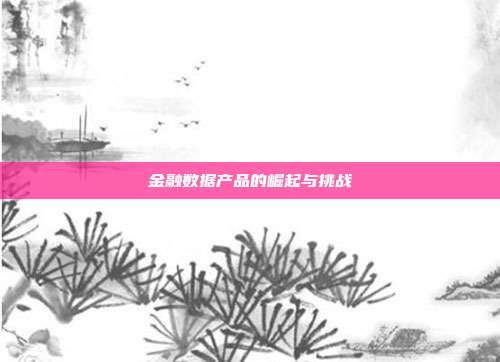 金融数据产品的崛起与挑战