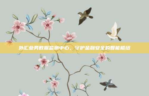 外汇业务数据监测中心,守护金融安全的智能枢纽
