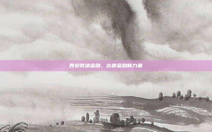 西安敦沛金融，古都金融新力量