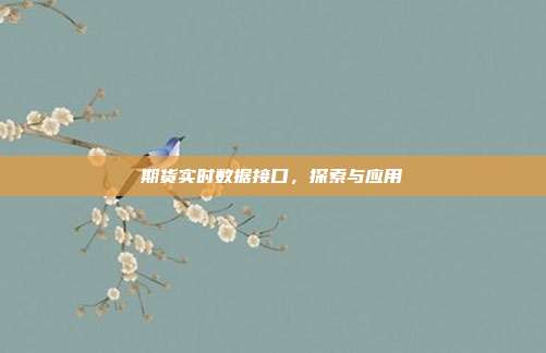 期货实时数据接口,探索与应用