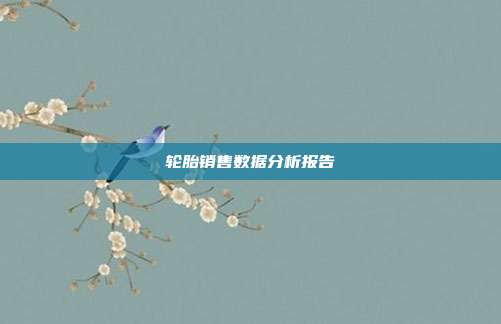 轮胎销售数据分析报告