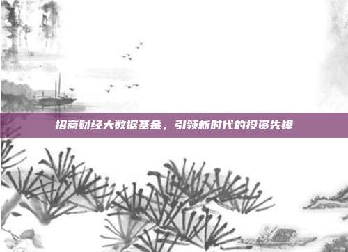 招商财经大数据基金,引领新时代的投资先锋