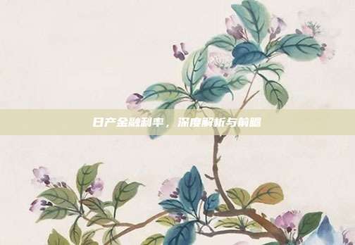 日产金融利率,深度解析与前瞻