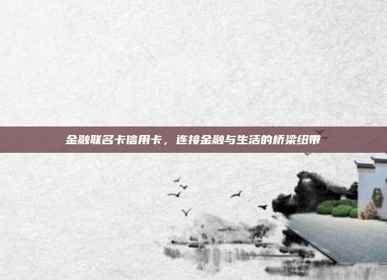 金融联名卡信用卡,连接金融与生活的桥梁纽带