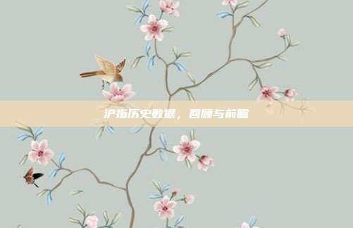 沪指历史数据,回顾与前瞻