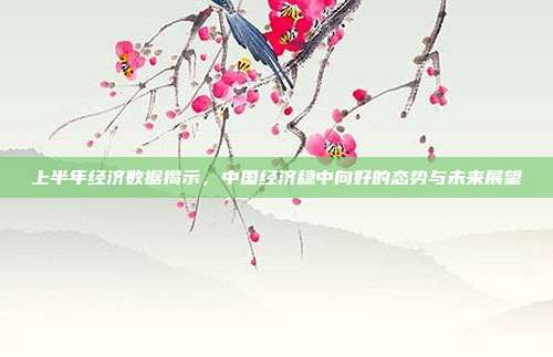 上半年经济数据揭示，中国经济稳中向好的态势与未来展望