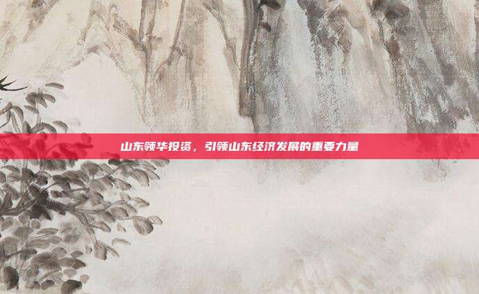 山东领华投资,引领山东经济发展的重要力量